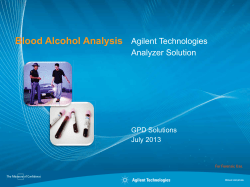 Blood Alcohol Analysis