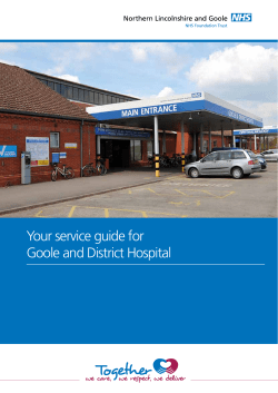 our Goole services brochure