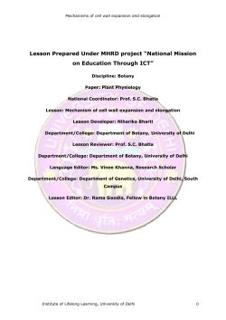 Lesson Prepared Under MHRD project