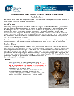 George Washington Carver Award for Innovation in Industrial