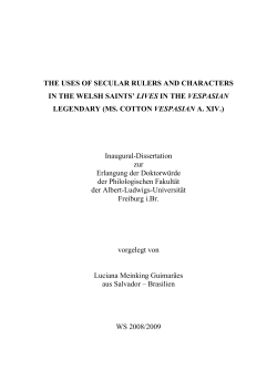 the uses of secular rulers and characters in the welsh