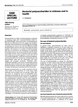 special - Microbiology