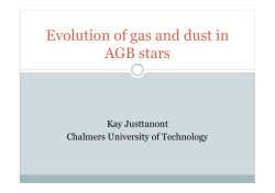 Evolution of gas and dust in AGB stars