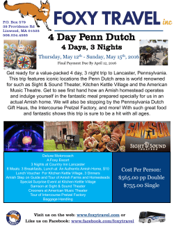 Foxy Travel, inc Presents