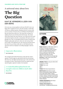 info - Flanders Literature
