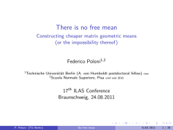There is no free mean - Constructing cheaper matrix geometric
