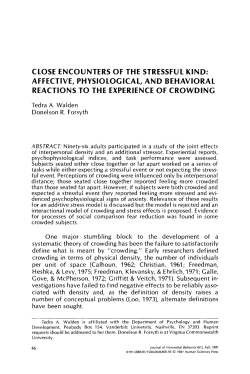 Close encounters of the stressful kind: Affective, physiological, and