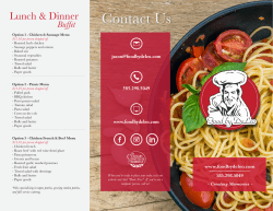 Contact Us - Food By Deleo