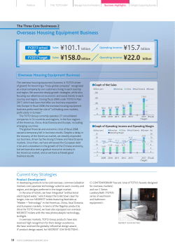 Overseas Housing Equipment Business