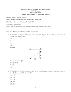 Problems with Solutions