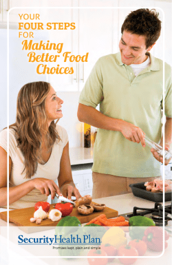 Making Better Food Choices