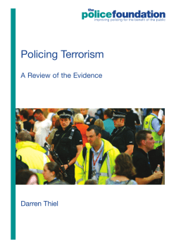 Policing Terrorism - Police Foundation