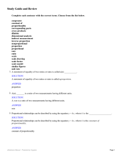 Study Guide and Review