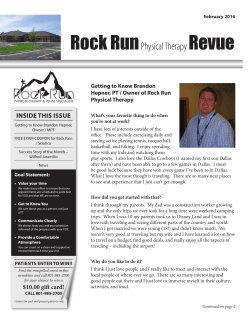 Roy February Newsletter