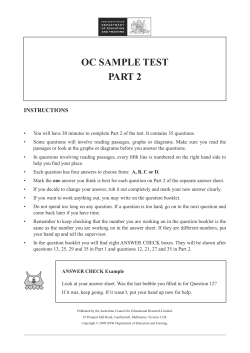 oc sample test part 2