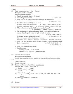 Lesson Plan - Washington Student Math Association