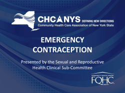 emergency contraception