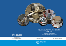 Mass Casualty Management Systems