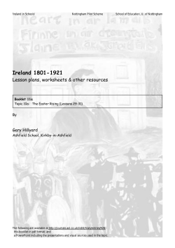Ireland 1801-1921 - Ireland in Schools