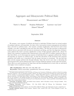 OEW-Spring2017-Hassan-AggregateandIdiosyncraticPoliticalRisk