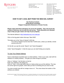 How to Get a Soil Map from the Web Soil Survey