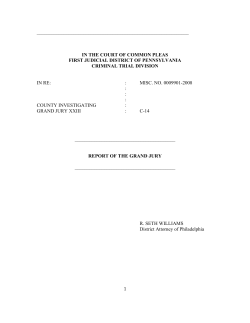 2011 Grand Jury Report - Bishop Accountability