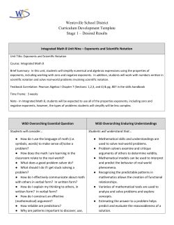 Integrated Math 8 Unit 9 Exponents and Scientific Notation.docx