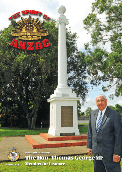 anzac day booklet 2012