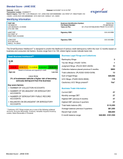 a sample report