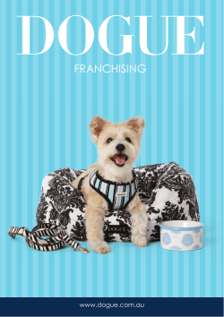 DOGUE Franchising Brochure A5_20150722.indd