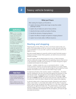 Heavy vehicle braking&ndash;part 1