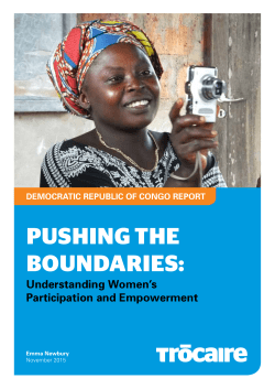 Pushing the Boundaries: Democratic Republic of Congo
