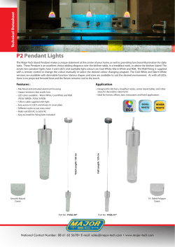 P2 Pendant Lights