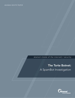 The Torte Botnet: A SpamBot Investigation | Akamai