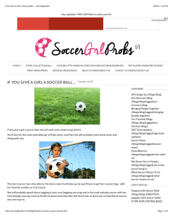 If You Give A Girl A Soccer Ball... | soccergrlprobs