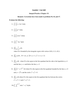 MathB6C integral practice ch15 KEY.jnt