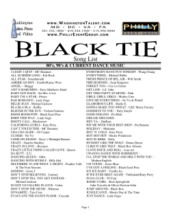 Black Tie Wedding-Corporate (Faxable)