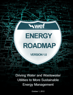 Driving Water and Wastewater Utilities to More Sustainable Energy