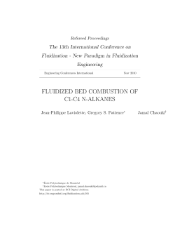 fluidized bed combustion of c1-c4 n-alkanes