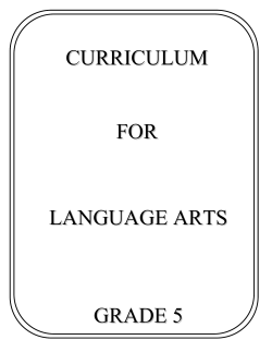 Language Arts - Grade 5