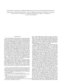 L163 DETECTION OF HARD X-RAY EMISSION FROM - CEA-Irfu