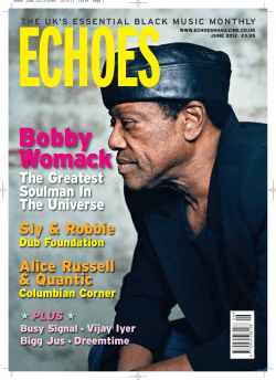 Read the article in ECHOES MAGAZINE June 2012