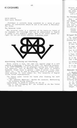 Kickshaws - Digital Commons @ Butler University