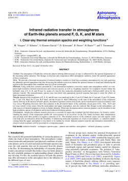 Infrared radiative transfer in atmospheres of Earth
