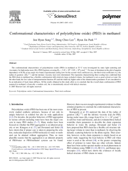 (PEO) in methanol