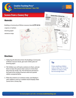 Scenes from a Snowy Day - Creative Teaching Press