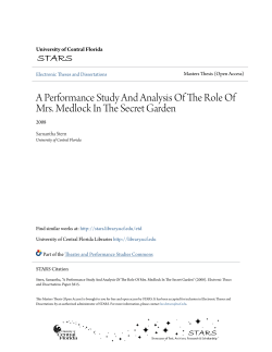 A Performance Study And Analysis Of The Role Of Mrs