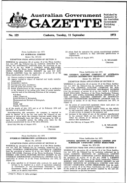 No 125, 11 September 1973