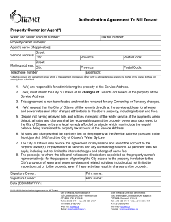 Authorization Agreement To Bill Tenant