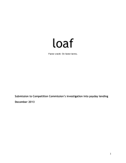 LOAF initial submission